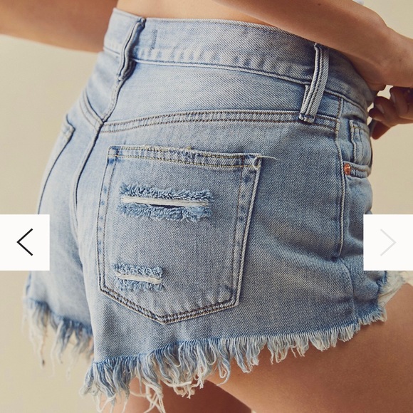 ‼️SOLD‼️ NWT Free People Loving Good Vibrations Cutoffs - New Heritage Somerset - Picture 4 of 6